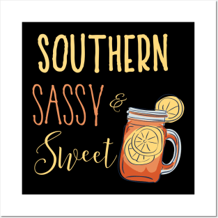 Southern Sassy and Sweet Southern Girl Posters and Art